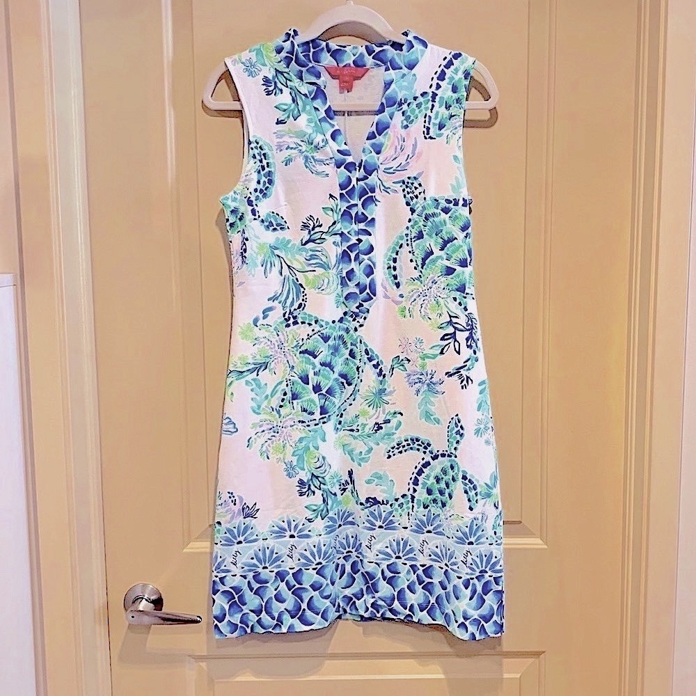 Lilly Pulitzer Larsen Shift Island Ride - EUC! 🐢